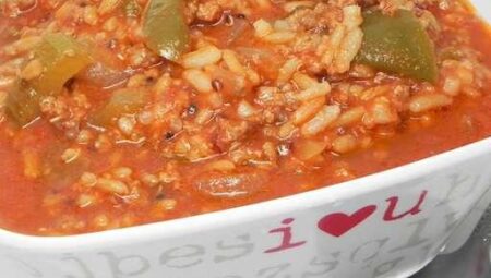 Stuffed Green Pepper Soup