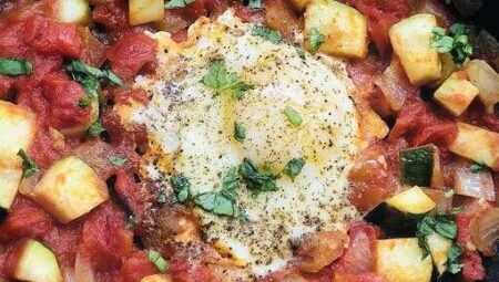 Shakshuka (Middle Eastern Breakfast Dish)