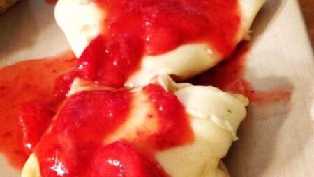 Strawberry Blintzes