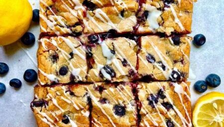 Lemon-Blueberry Blondie Bars