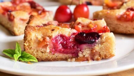 Fresh Cherry Cake
