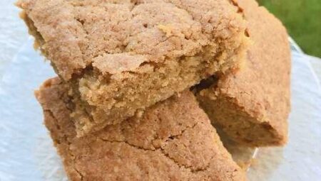Bourbon Brown Butter Blondies