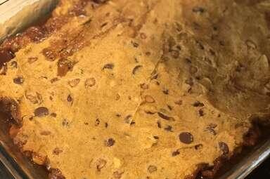 Caramel-Pumpkin Blondies