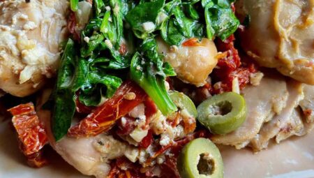 Slow Cooker Tuscan Chicken